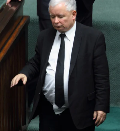 Tomek3322 - @syzygia: Kaczyński cierpi na otyłość, popatrzcie na ten bęben wojenny. 
...