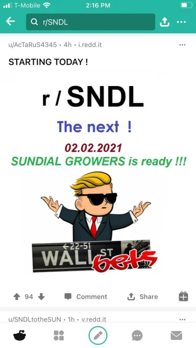 ShowSu - Sundial Growers Inc

https://www.reddit.com/r/SNDL/

#gielda #sndl #redd...