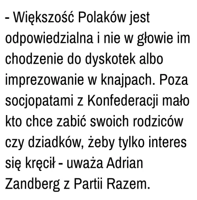 marv0oo - Szkoda, że PiS i Lewica nie zapłacą tego z własnej kasy, tylko naszej...