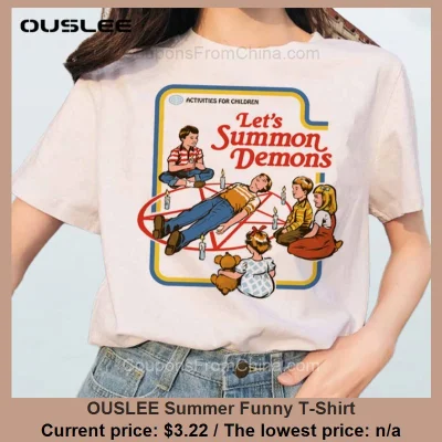 n_____S - OUSLEE Summer Funny T-Shirt dostępny jest za $3.22
Link znajduje się na FB...