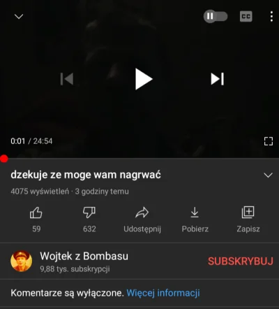 MarianPazdzioch69 - I po co Rudy wyłączasz komentarze? Myślisz że to hejt zmniejszy w...