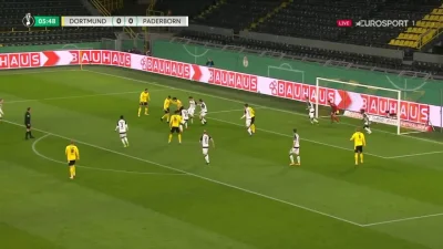 WHlTE - Borussia Dortmund 1:0 Paderborn - Emre Can 
#bvb #paderborn #dfbpokal #golgi...