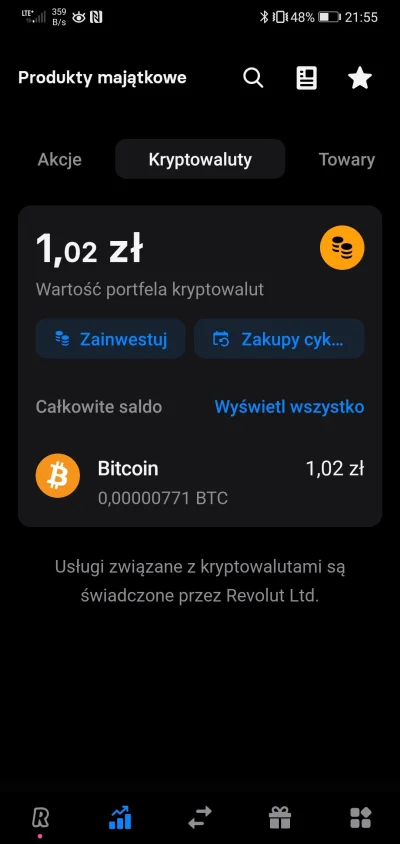 thebestisyettocome - Cały wykop #!$%@? krypto więc i ja kupiłem bitcojna za 1 zł już ...