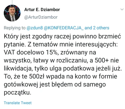 zdun8 - #konfederacja nie jest za likwidacją 500+ !


#polityka #korwin