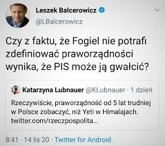 a.....n - Pan Balcerowicz nie ustaje w trosce o wielką Polskę i walczy o praworządnoś...
