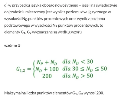 hatorex - @hatorex: czy dobrze rozumiem że wystarczy 50% z dwujęzycznej żeby mieć 200...