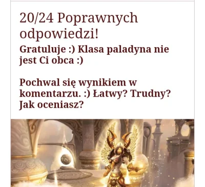 chlopskichlop - @Vegov: Jednak wszystkiego o paladynach nie wiem, a to moja ulubiona ...