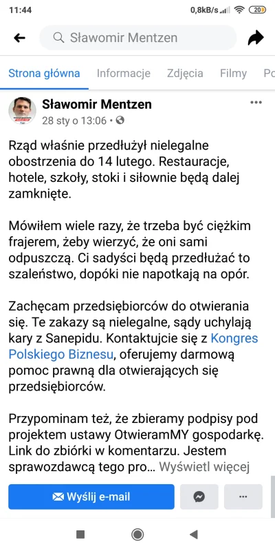 Serzka - @Nihas: coo przecież Mentzen pomaga przedsiębiorcom cały czas od początku pa...