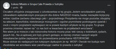 mroz3 - W punkt. 
Grupa która z założenia miała służyć merytorycznej krytyce Sutryka...