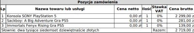 Kajos200 - @Kajos200: O tak fakturka wygląda