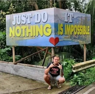 stefan_pmp - Moje motto życiowe:

Just do nothing
it is impossible

#rozwojosobi...