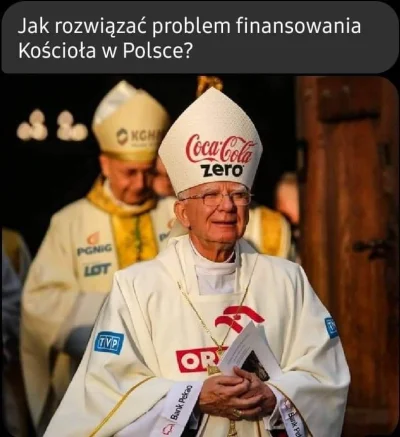 marcel_pijak - Wyobrażacie sobie, jakby kościół katolicki miał sponsorów???

#relig...