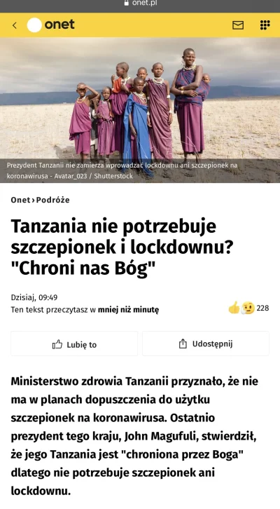 sklerwysyny_pl - Tanzania wierzy w urojenia