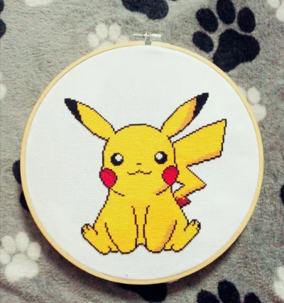 MallaCzarna - Pierwszy #haft skończony
Strasznie słodko wyszedł ten Pikachu(｡◕‿‿◕｡)
...