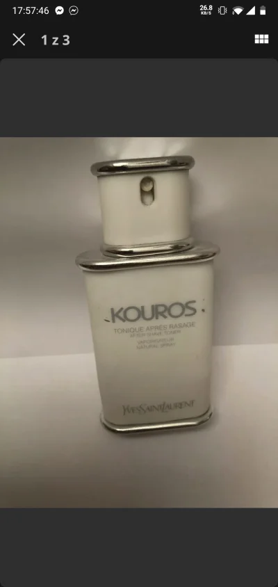Volan - Vintage Kouros, może ktoś z was wyrwie
Dziwna wersja, aftershave z atomizerem...