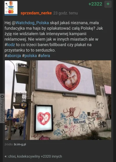 I.....o - To jaki buldoopska wywołują te plakaty wśród lewaków i spierdoxów z wykopa ...