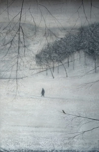 Hoverion - Thomas Lamb
Blackbird in the Snow
#artventure 
#sztuka #malarstwo #art ...
