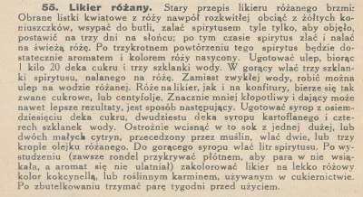 galo86 - Jak by ktoś chciał w domu sobie stworzyć likier różany ;) Przepis z 1928 rok...
