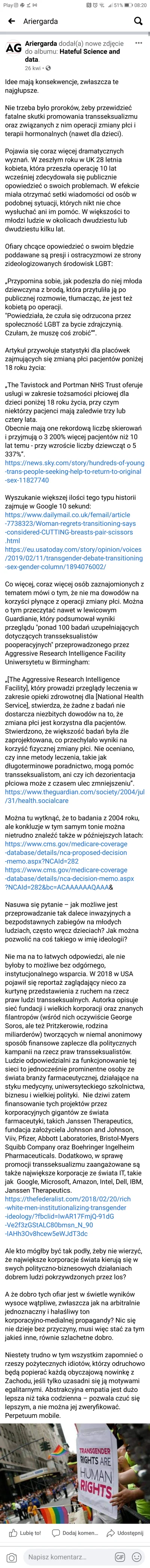 I.....o - Osoby którym ciało niezgadza się z umysłem istnieją i trzeba powiedzieć, że...