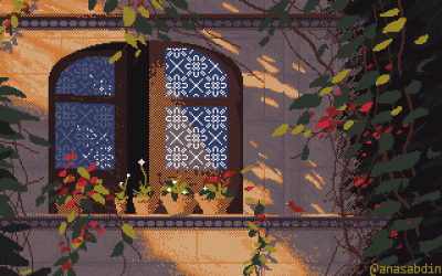raeurel - autor: anasabdin
 I drew this pixel art animation using 16 colors and calle...