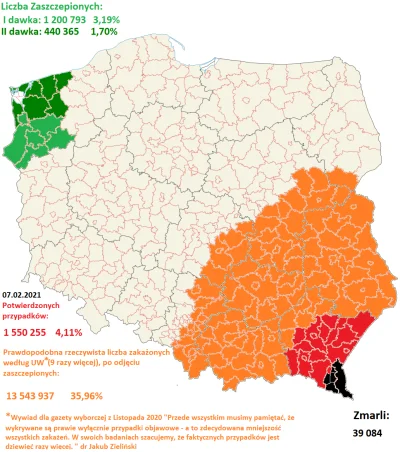 Cierniostwor - Koronawirusem zaraziło się już oficjalnie 1 550 255 osób w całej Pols...