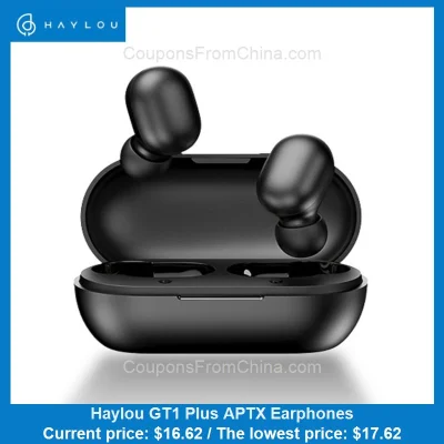 n_____S - Haylou GT1 Plus APTX Earphones dostępny jest za $16.62 (najniższa: $17.62)
...