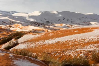 yolantarutowicz - A tak wygląda dla odmiany śnieg na Saharze