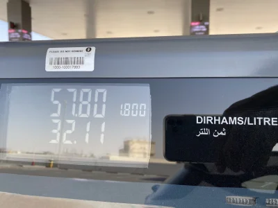 merowing77 - Dziś rano w Dubaju (1,82 zł/l, benzyna 95)