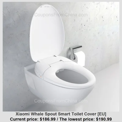 n_____S - Xiaomi Whale Spout Smart Toilet Cover [EU] dostępny jest za $186.99 (najniż...