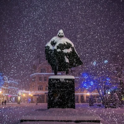 buntpl - Pomnik Jakuba Wejhera, założyciela Wejherowa

#wejherowo #zima #starwars #...
