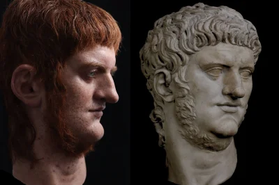 Sztuka_Wojenna - Rekonstrukcja rzeczywistego wyglądu cesarza Nerona - zabójcy swojej ...