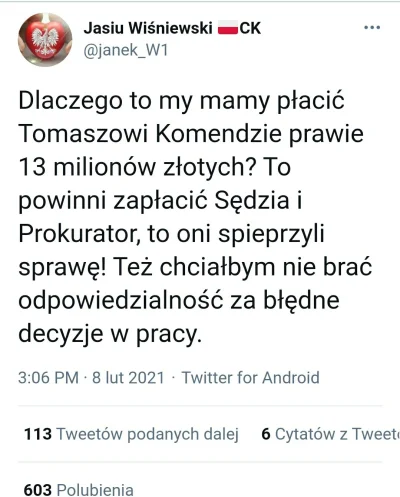 PreczzGlowna - Zgadza się pisowczyku, powinien zapłacić ówczesny Prokurator Generalny...