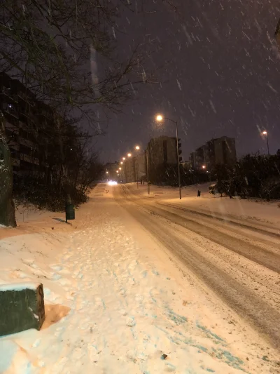 czekoladazbablami - Górka ale urwał zaśnieżona tak samo jak wtedy kiedyś stała się mi...