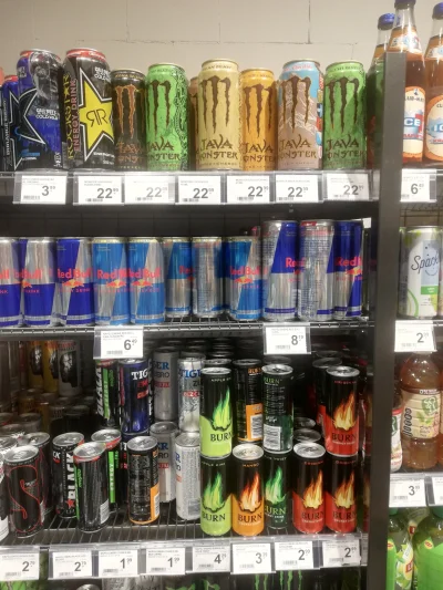 Badyl69 - Ta cena za #monster #energy to normalna czy ktos leci w #!$%@??
Nie pije al...