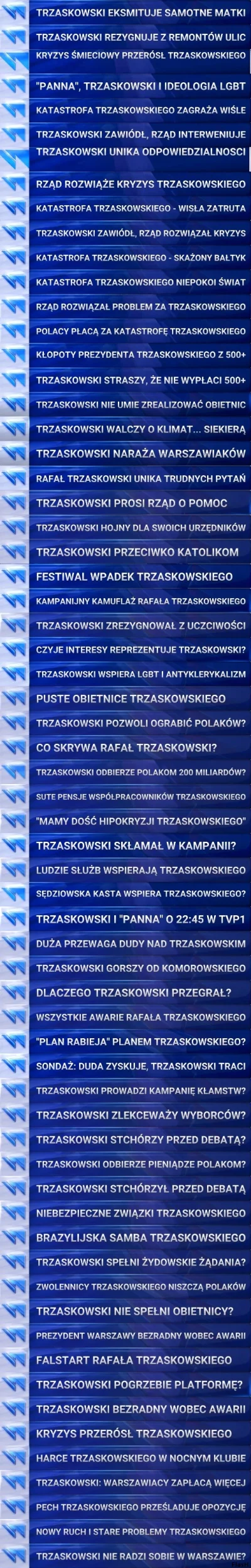 FlasH - @tvp_info twierdzi, że #trzaskowski ma na ich punkcie jakąś obsesję... 

Zo...