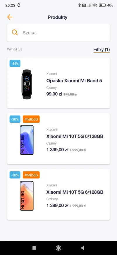 Tomek_Tcz - Spoko promocje w #orangeflex 

#xiaomi #miband5 #mi10t