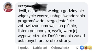 pokustnik - Grażyna wściekła grozi na Facebooku ( ͡° ͜ʖ ͡°) Straty oszacowano na 65 z...