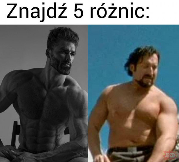 Giga chad meme -  Polska