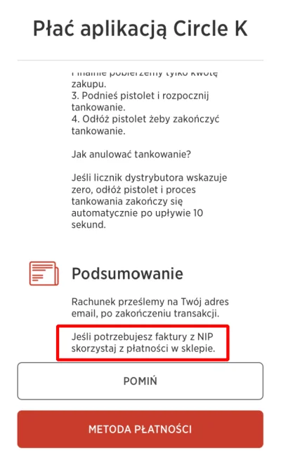 sowiq - @aksal89: no dobra, okazuje się, że nawet Circle-K nie potrafi wystawić faktu...