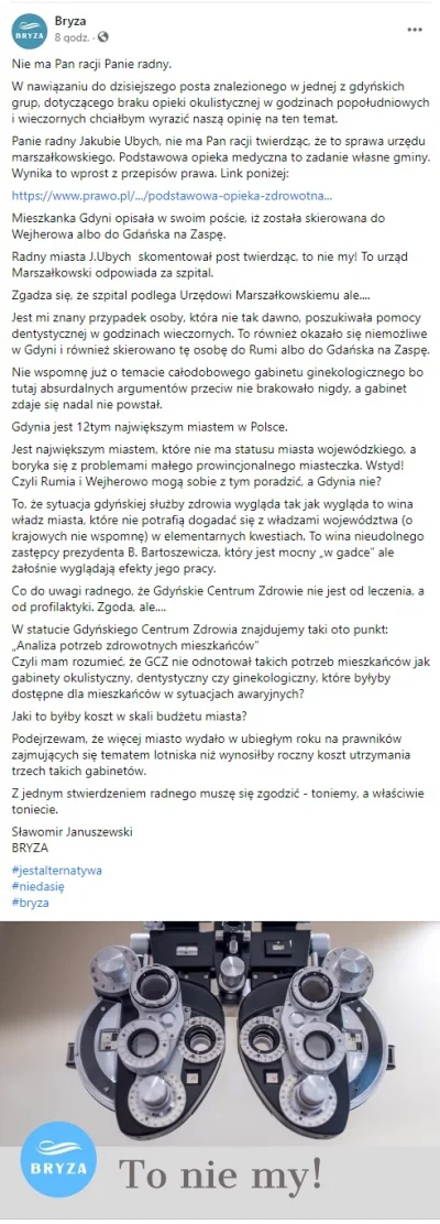 WroTaMar - Afera na facebooku! Szkalujo gdyńskie władze!
https://www.facebook.com/br...
