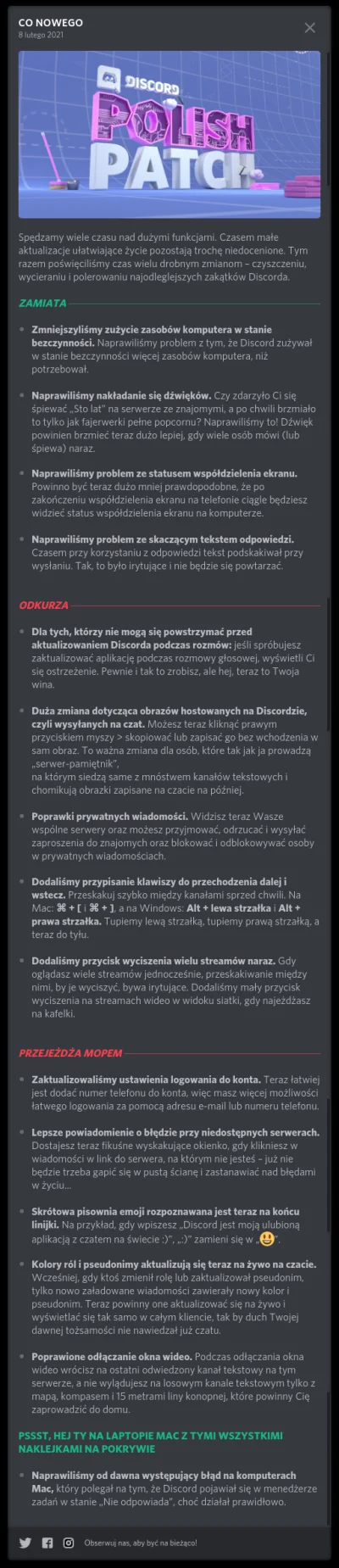 karbowski - @czteroch: mhm. Discord też dziś jest Polish.