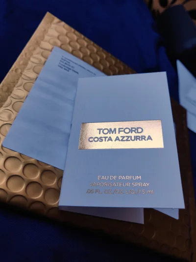 Volan - Pierwszy raz powąchałem "nowego" Tom Ford - Costa Azzura, bardzo przyjemny św...