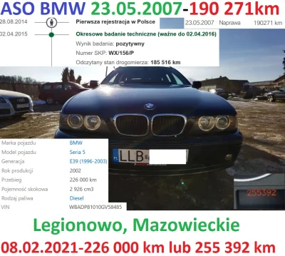 malinowydzem - „BMW E39 3.0D Automat Lifestyle Bez wkładu”
Zgłoszone na PW Ile ma na...