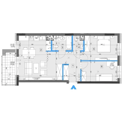 Utero - Tak się projektuje ok. 60 metrowe mieszkania. Chcesz otwartą kuchnię to otwie...