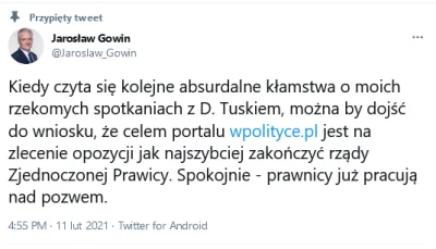 SkrajnieZdegustowany - Gowin pozywa PiSowkie gadzinówki Karnowskich, za obrzydliwe kł...