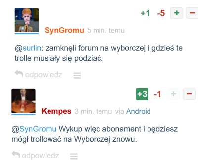 g.....a - @SynGromu: Ile dostajesz za komentarz? Starczyło chociaż na subskrypcję wyb...