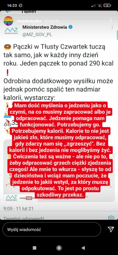 Cyprok - MZ podało wczoraj na Twitterze, co można zrobić, aby ewentualnie spalić kalo...