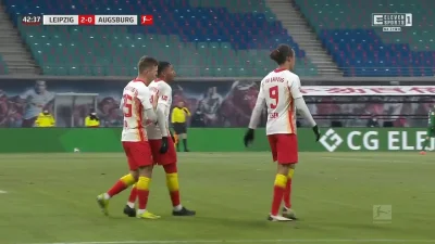 WHlTE - RB Lipsk 2:0 Augsburg - Christopher Nkunku 
#rblipsk #augsburg #bundesliga #...