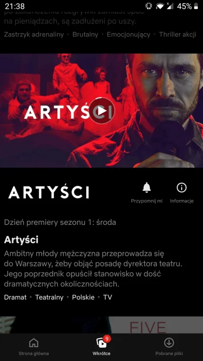 kwmaster - #netflix #artysci #seriale #tvpis

W środę na Netflix trafi najlepszy pols...