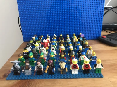 raafiki - Dzisiaj zrobiłem segregacje Lego. Macie może jakieś postacie ze starych set...